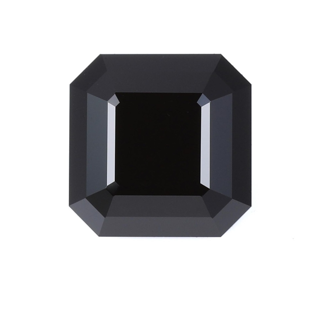 Loose Moissanite Black Clean Asscher Cut 12.00 MM