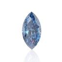 Loose Moissanite Royal Vivid Blue Clean Marquise Cut 13.00 x 6.50 MM