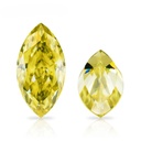 Loose Moissanite Canary Vivid Yellow Clean Marquise Cut 9.00 x 4.50 MM