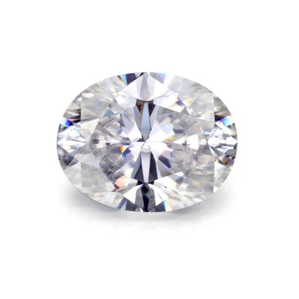 Loose Moissanite White Clean Oval Cut 14.00 x 10.00 MM