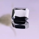 Loose Moissanite Jet Black Clean Square Radiant Cut 7.00 MM