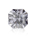 Loose Moissanite Grey Clean Square Radiant Cut 5.00 MM