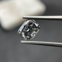 Loose Moissanite Grey Clean Elongated Cushion Cut 7.00 x 5.00 MM