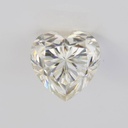 Loose Moissanite Off White Clean Heart Cut 16.00 MM