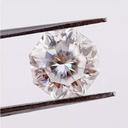 Loose Moissanite White Clean Octagon Cut 10.00 MM