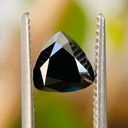Loose Moissanite Black Clean Trillion Cut 6.50 MM