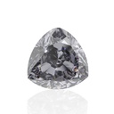 Loose Moissanite Grey Clean Trillion Cut 6.50 MM