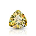 Loose Moissanite Canary Vivid Yellow Clean Trillion Cut 12.00 MM