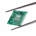 Loose Moissanite Green Clean Lozenge Cut 11.00 x 5.50 MM