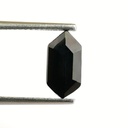 Loose Moissanite Black Clean Long Hexagon Cut 12.00 x 6.00 MM