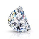 Loose Moissanite White Clean Half Moon Cut 7.00 x 5.00 MM