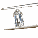 Loose Moissanite White Clean Bullet Cut 9.00 x 4.50 MM