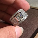 Round Diamond Art Deco Engagement Ring for Men