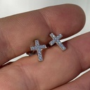 Round Cut Stone Stud Earring For Women