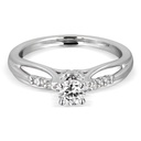 Round Cut Diamond Engagement Ring for Women