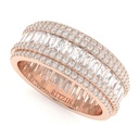 Diamond band crafted in  diamonds with advanced 