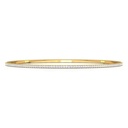 Round Diamond Unique Bangle For Women