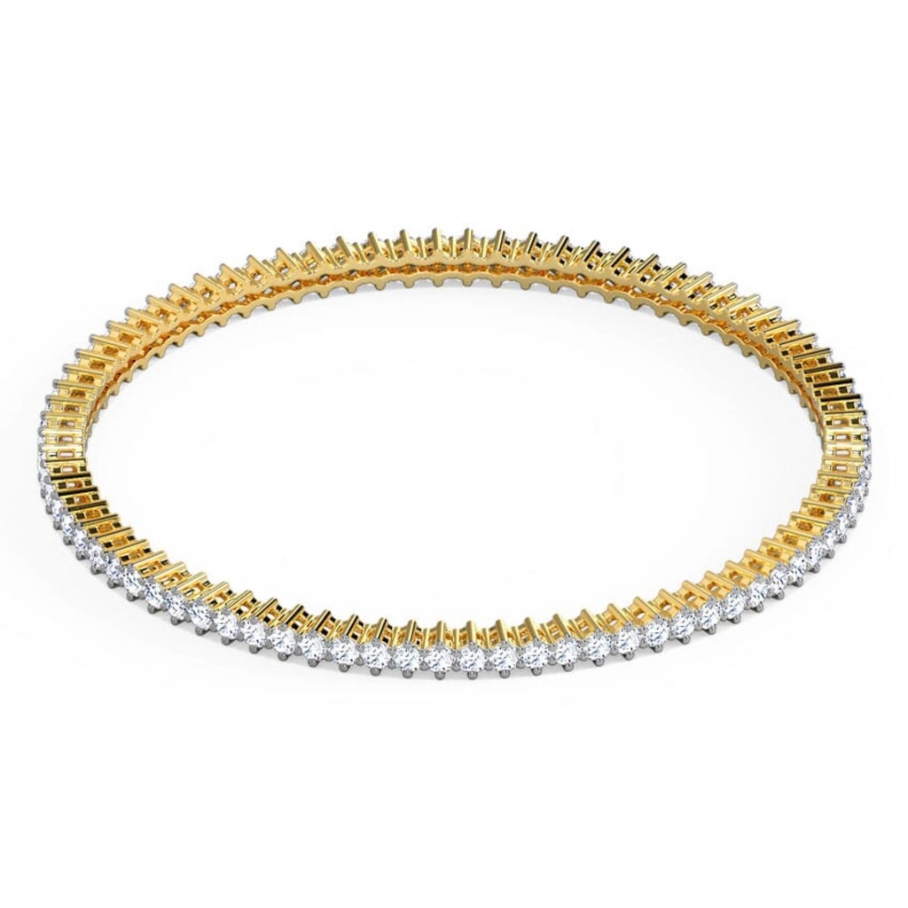 Round Diamond Unique Bangle For Women