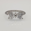  Heart Cut Diamond Toi Et Moi Ring for Women