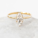 Marquise Cut Diamond Solitaire Engagement Ring For Women