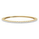 Round Cut Diamond Unique Bangle For Women