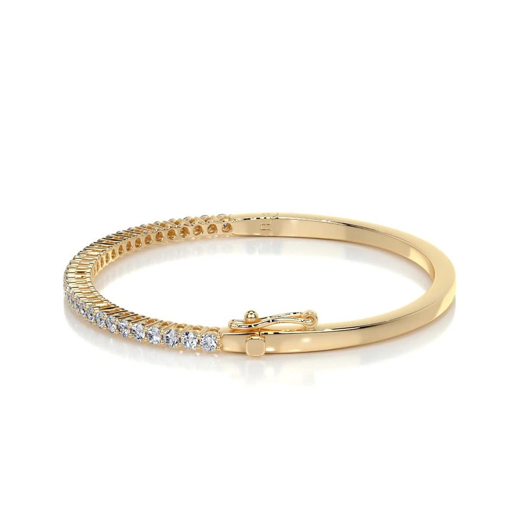 Round Cut Diamond Tennis Bracelet For Men