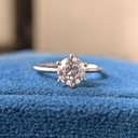 Round Cut Diamond Solitaire Gift Ring for Women