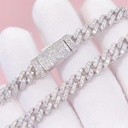 Round Cut Diamond Hip Hop Jewelry Necklace For Men