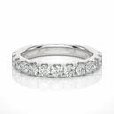  Round Cut Prong Setting Diamond Eternity Band For Women