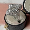 Marquise Cut Diamond Engagement Ring For Women 