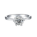 Round Cut Diamond Solitaire Engagement Ring for Women