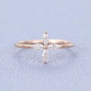 Stunning Exquisite marquise wedding ring rose gold marquise cut unique ring for women christmas gift anniversary gift birthday gift