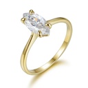 Marquise Moissanite Engagement Ring Yellow Gold unique Vintage engagement ring for women Marquise diamond wedding Anniversary gift 