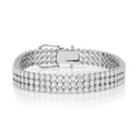  Round Cut Diamond Sterling Silver Luxury Tennis Bracelet For Women