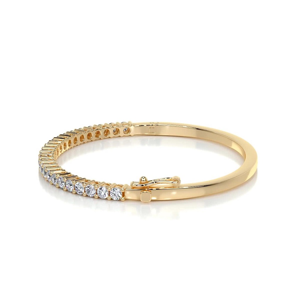 Round Cut Diamond Tennis Bracelet For Women