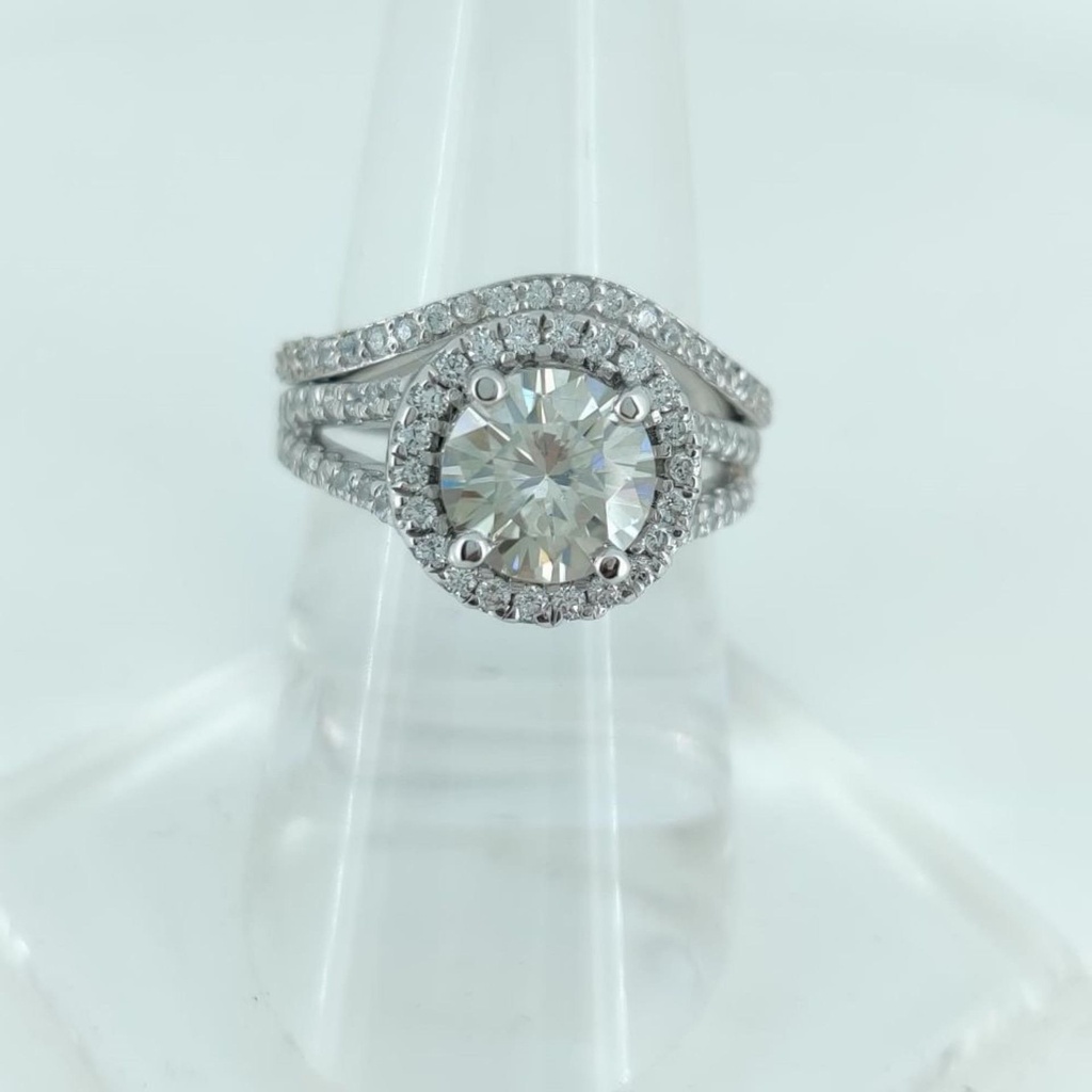 Round Cut Diamond Bridal Set Wedding Ring for Women