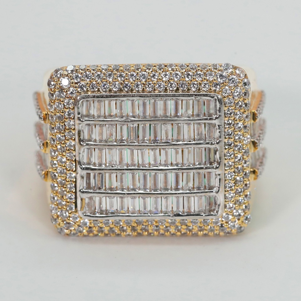Introducing our hip hop diamond ring collection with 14 kt yellow gold with vvs clarity diamonds