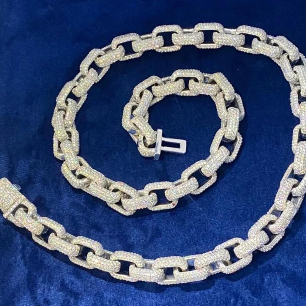 Round Cut Diamond Unique Style Hip Hop Jewelry Necklace For Men