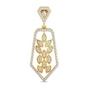 Round Cut Diamond Unique Style Drop Dangle Earrings