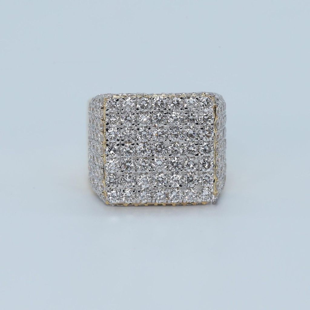  Round Cut Diamond Ring Luxurious Looking Diamond Ring Men's Diamond Ring