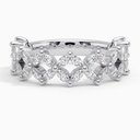 Marquise Cut Engagement Ring, White Gold Fancy Wedding Ring for Women