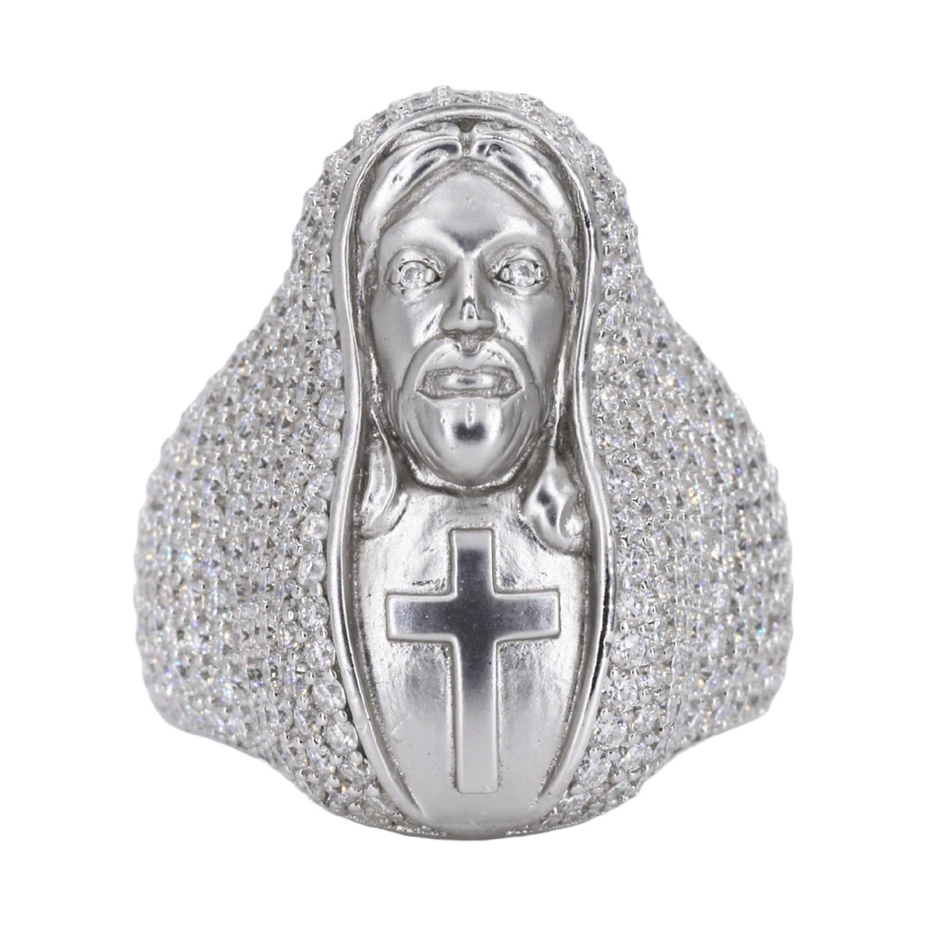 Round Cut Diamond Unique Big Hip Hop Ring for Men