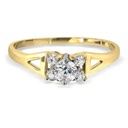 Round Cut Diamond Unique 5 Stone Anniversary Ring for Women