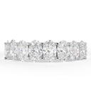 Oval Cut Diamond Full Eternity Wedding Band For Women