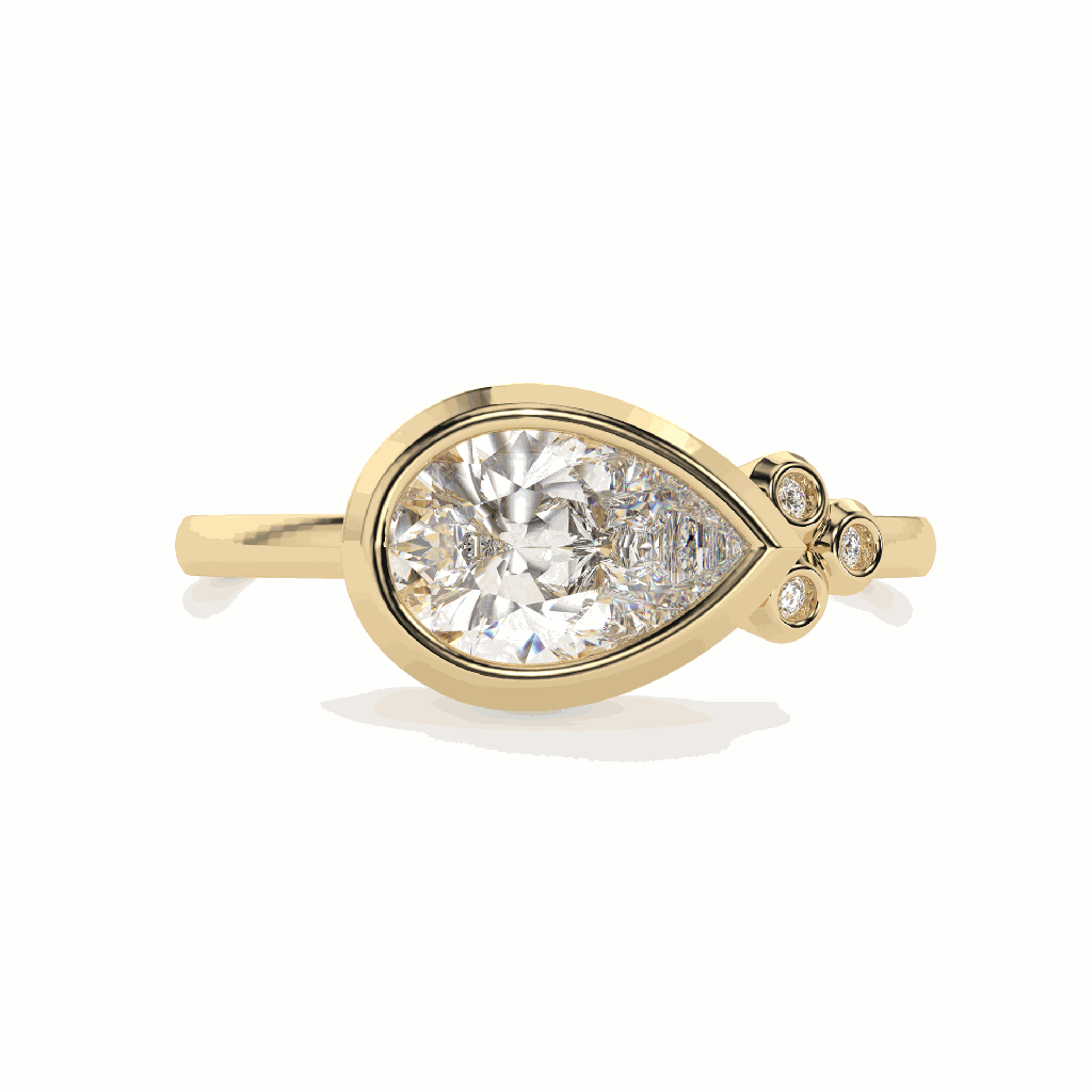 2.00CT Pear Diamond Engagement Ring For Women