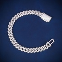 8 inch 14 mm diamond cuban link bracelet