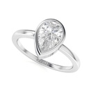 1.00CTPear Cut Diamond Solitaire Engagement Ring for Women