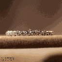  Round Cut Diamond Half Eternity Wedding Band For Women 