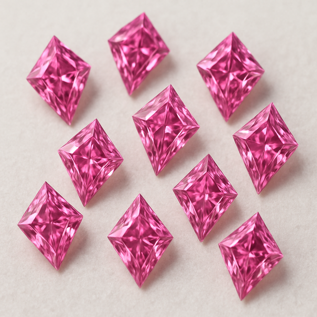 11.5 × 8 mm Kite CVD Pink