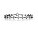 Round Cut Diamond Unique Style Tennis Bracelet For Women